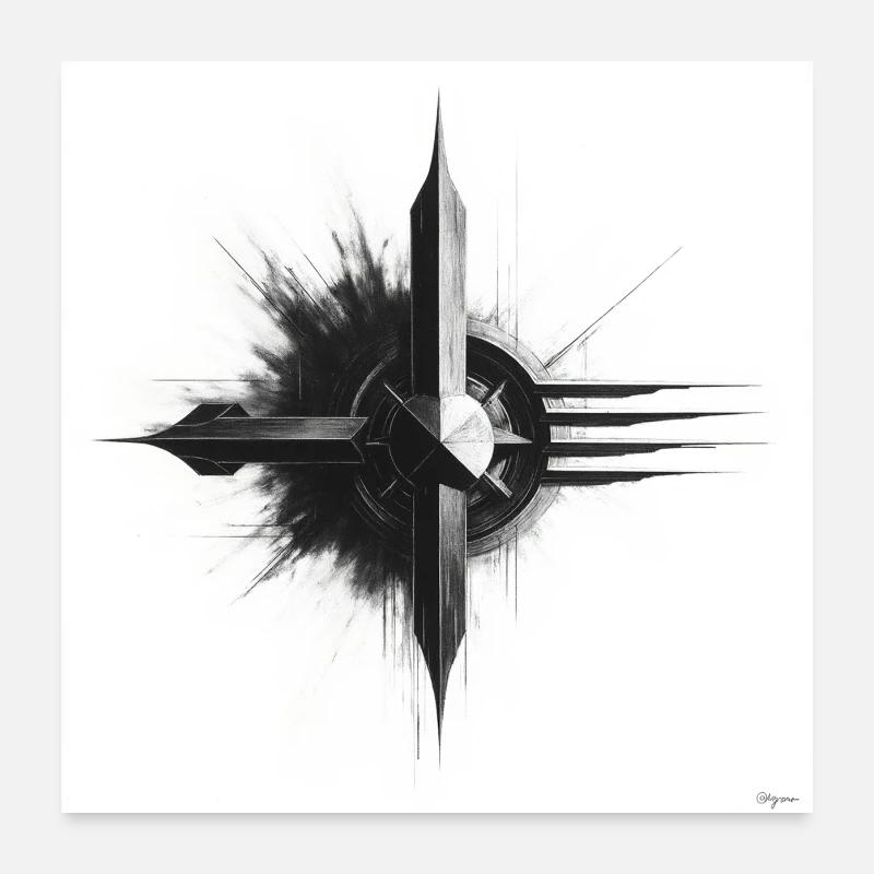 Usine 1 Poster 60 x 60 cm