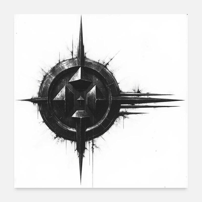 Usine 3 Poster 60 x 60 cm