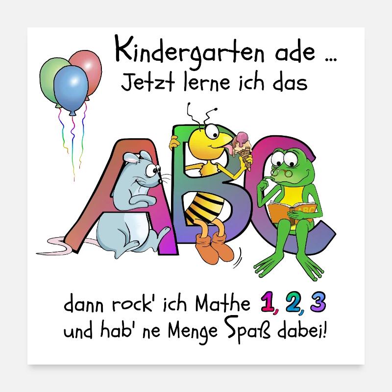 L’ABC Poster 60 x 60 cm