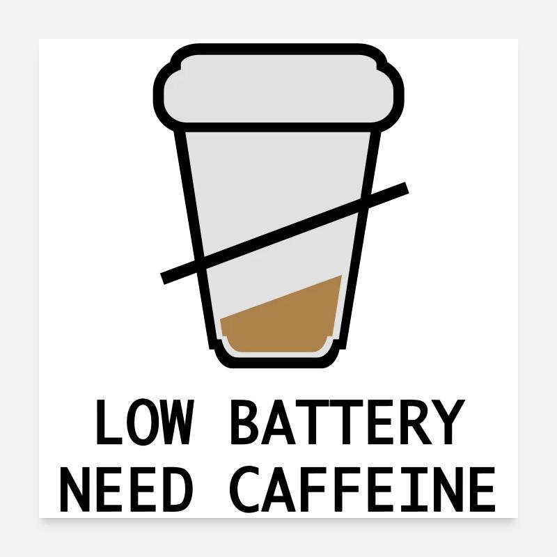 Café Poster 60 x 60 cm
