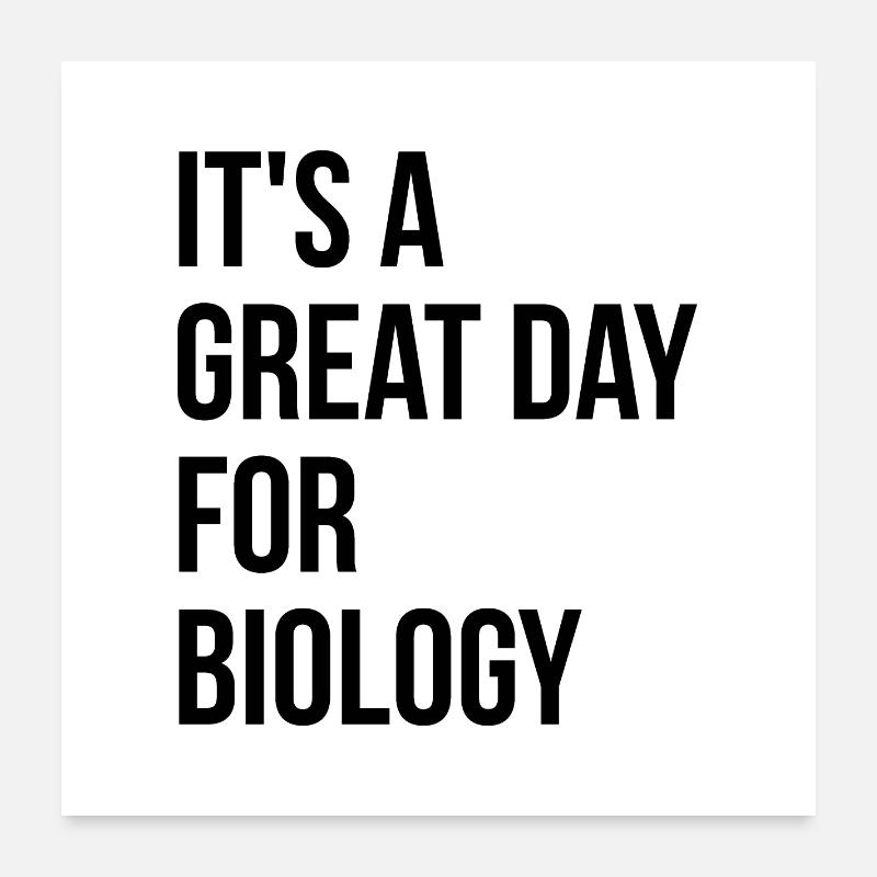 Biology Poster 24" x 24" (60x60 cm)