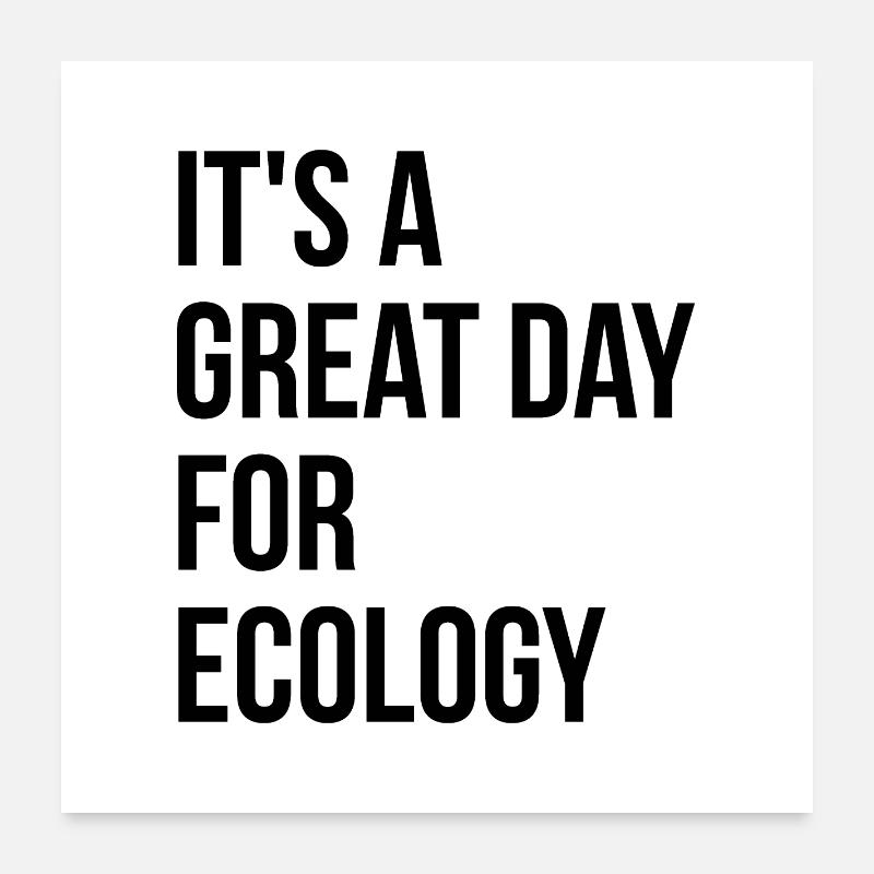Ecology Poster 24" x 24" (60x60 cm)