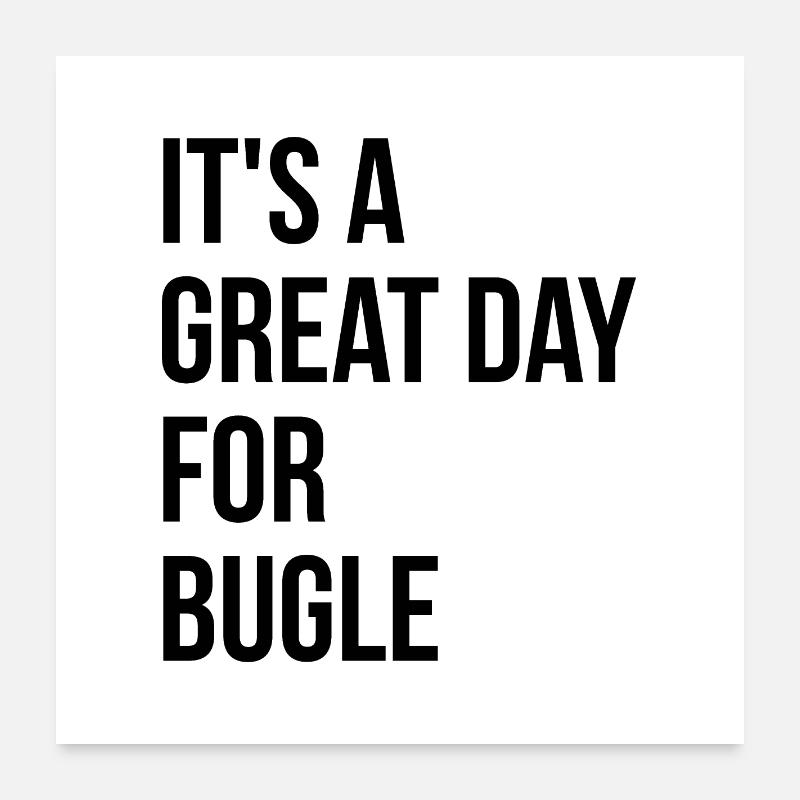 Bugle Poster 60 x 60 cm