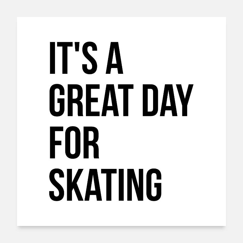 Skateboard Poster 24" x 24" (60x60 cm)