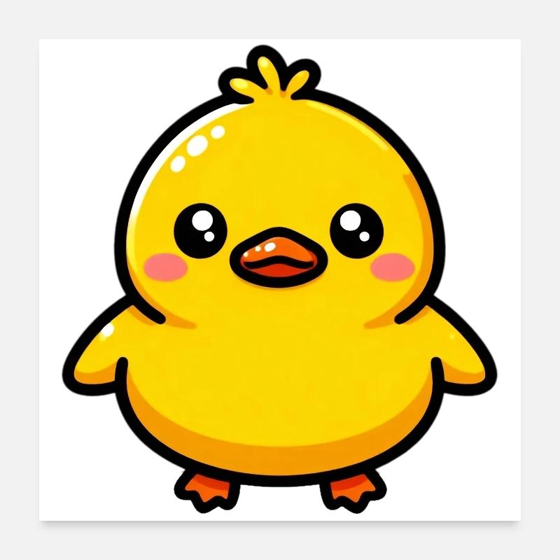 Duckling Duck Duck Duck Poster 24" x 24" (60x60 cm)