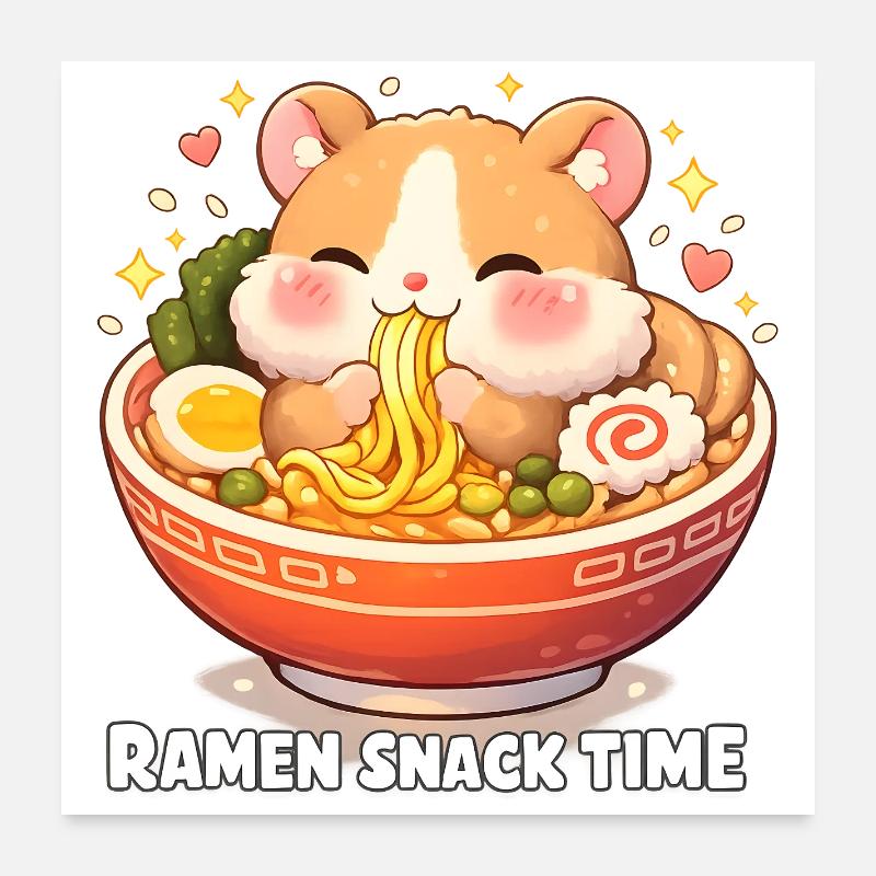 Ramen Poster 60 x 60 cm