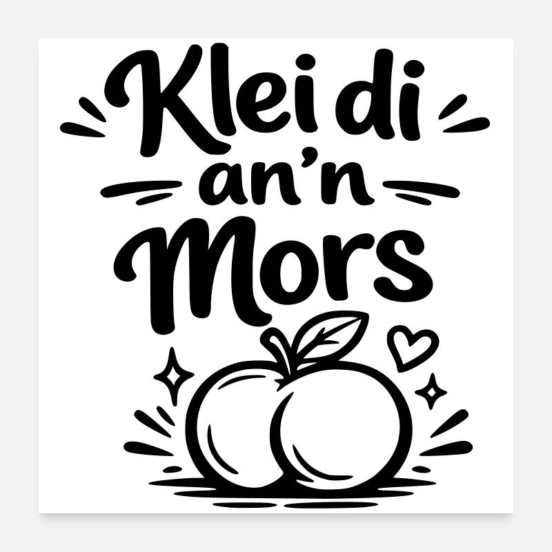 Klei di an mors Poster 24" x 24" (60x60 cm)