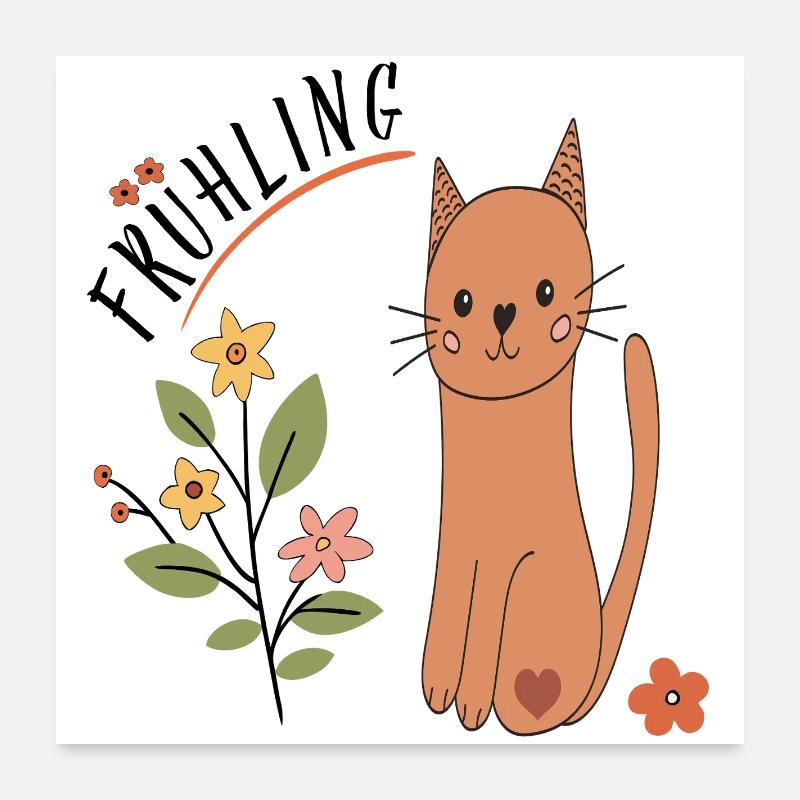 Spring Poster 24" x 24" (60x60 cm)