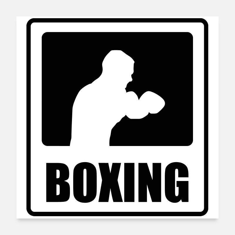 Boxing Poster 60 x 60 cm