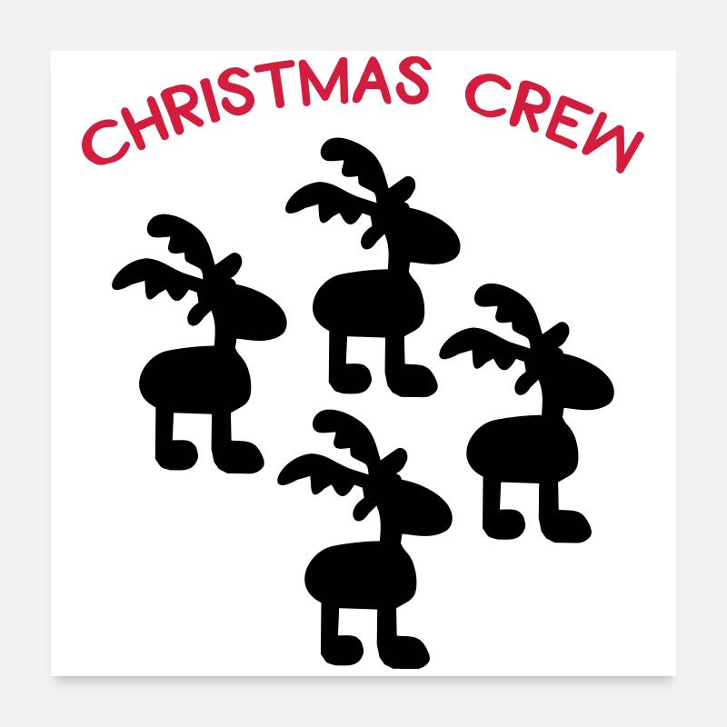 Weihnachten Poster 60x60 cm