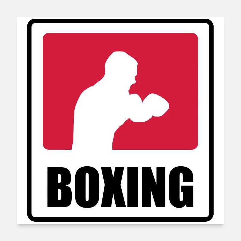 Boxeur - Boxe 🥊 Poster 60 x 60 cm
