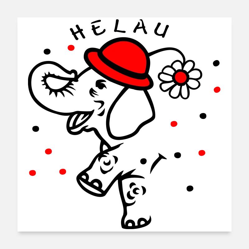 Fasching, Karneval, Konfetti Poster 60x60 cm