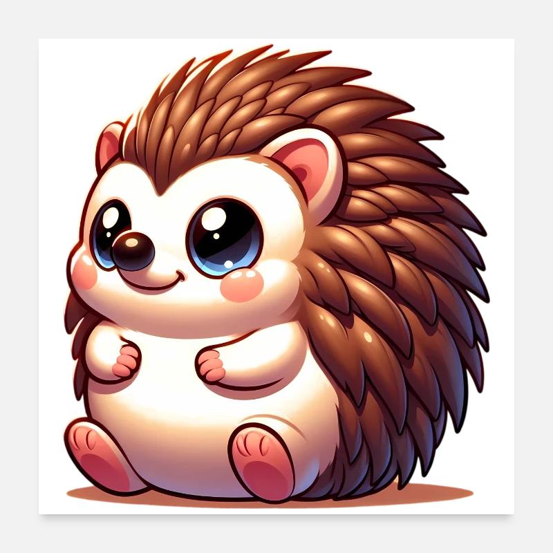 Igel Poster 60x60 cm