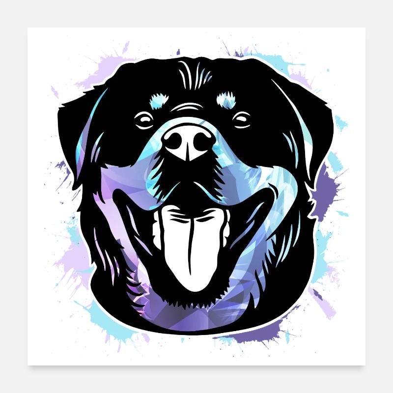 Rottweiler Poster 24" x 24" (60x60 cm)