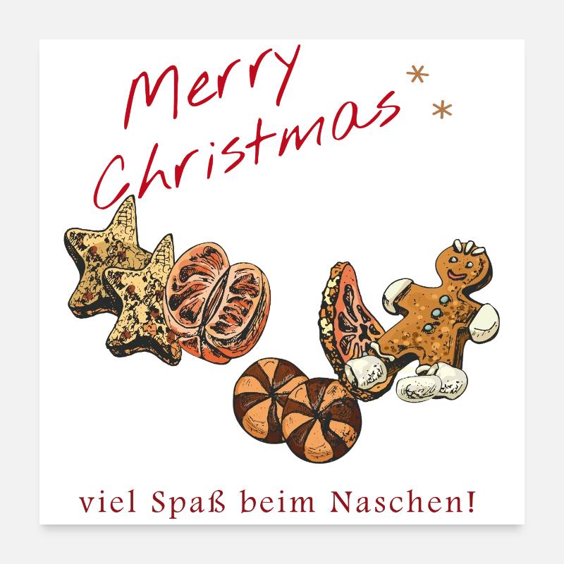 Joyeux noël Poster 60 x 60 cm