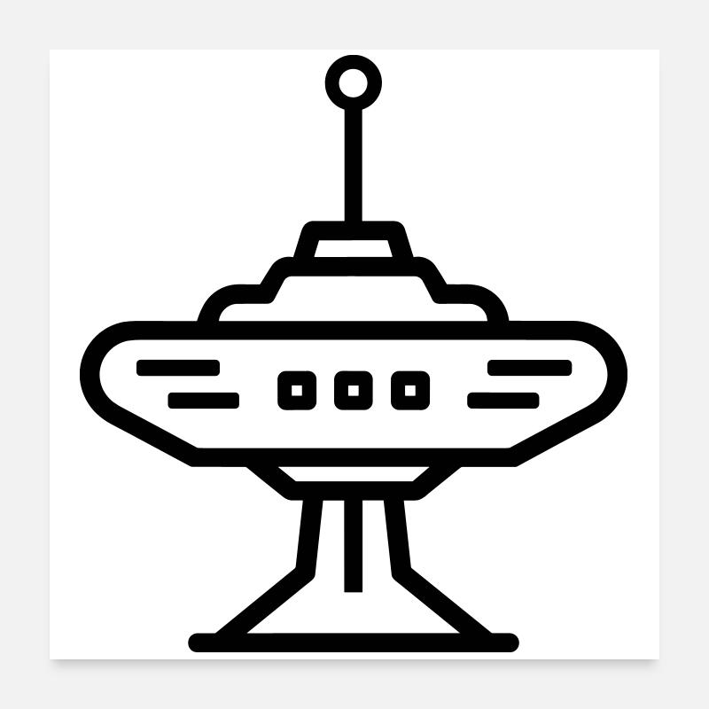 station spatiale Poster 60 x 60 cm
