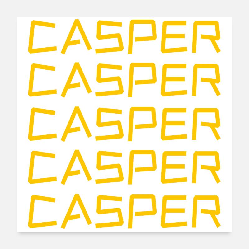 Jeune Casper Poster 60 x 60 cm