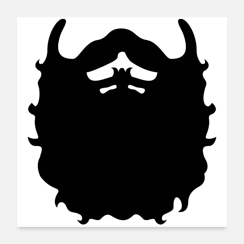 barbe Poster 60 x 60 cm
