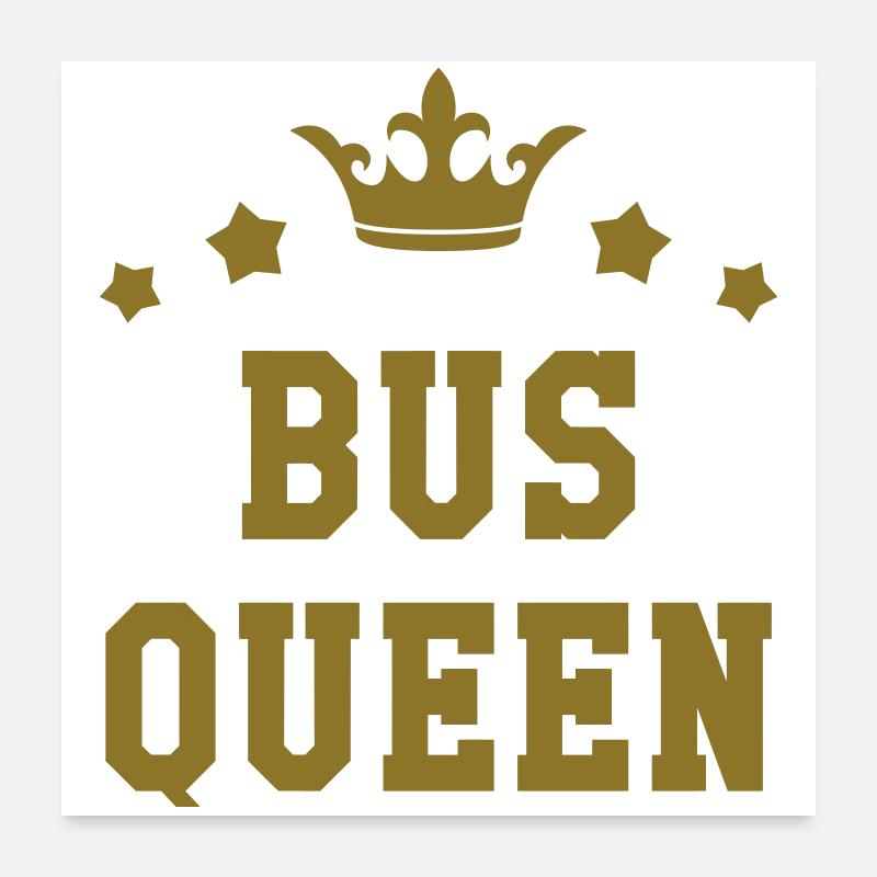 Bus / Busfahrer / Arbeit / Job Poster 60x60 cm