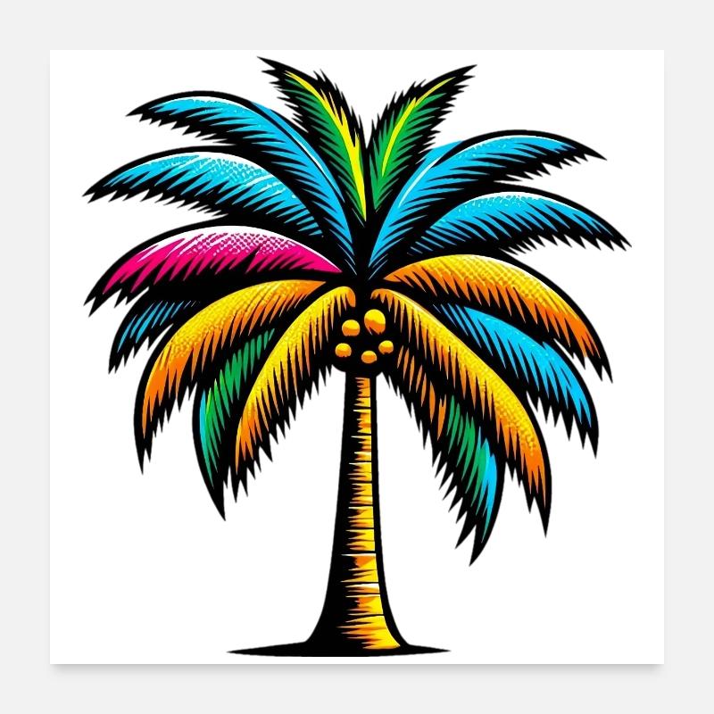 Palme Poster 60x60 cm