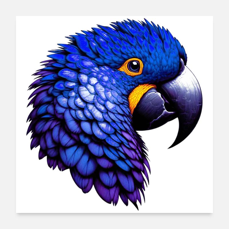 Parrot Poster 24" x 24" (60x60 cm)