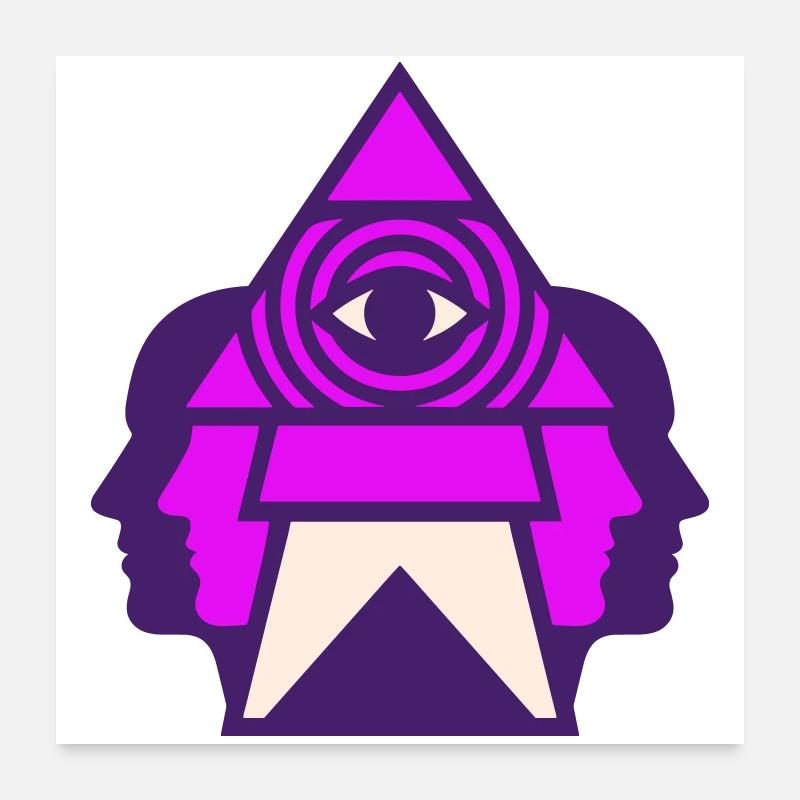 Third Eye Logo Poster 24" x 24" (60x60 cm)