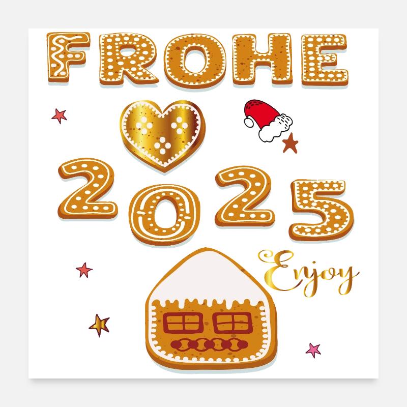 Joyeux noël Poster 60 x 60 cm