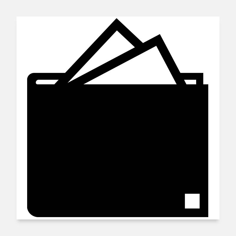 Geld Poster 60x60 cm