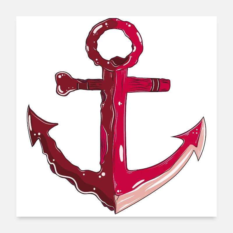 Anker Poster 60x60 cm