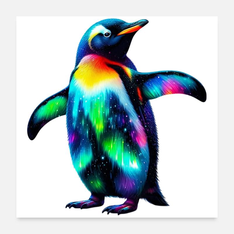 Penguin Poster 24" x 24" (60x60 cm)