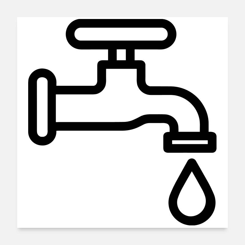 Tap Poster 24" x 24" (60x60 cm)