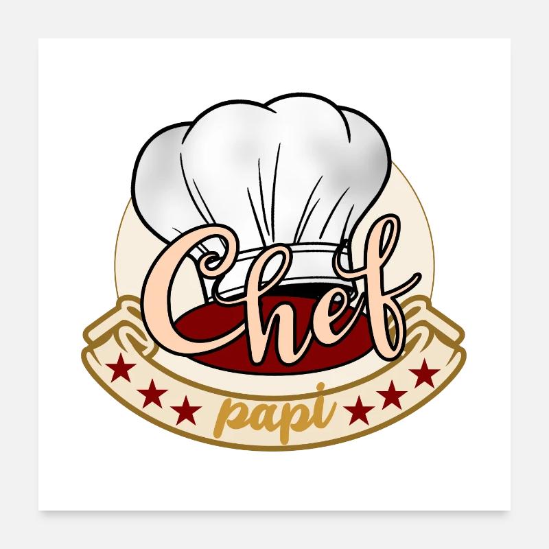 Grandpa Chef Poster 24" x 24" (60x60 cm)