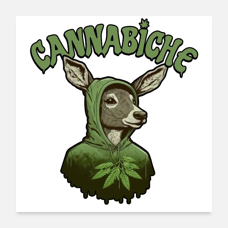 Cannabiche 03 Poster 60 x 60 cm