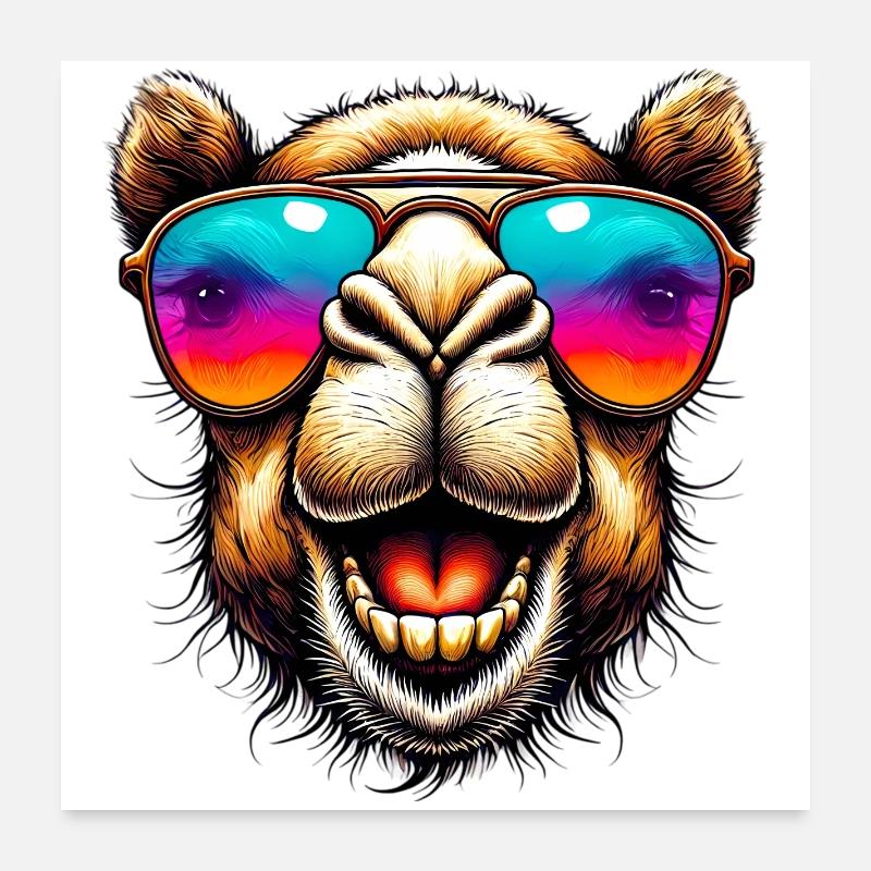 Camel Poster 24" x 24" (60x60 cm)
