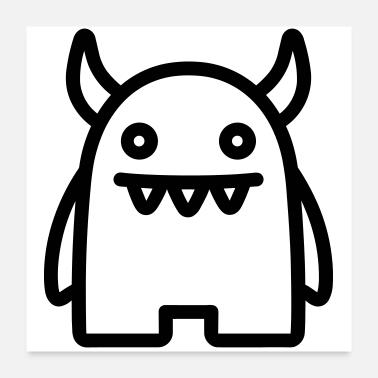 mostro Poster 60x60 cm