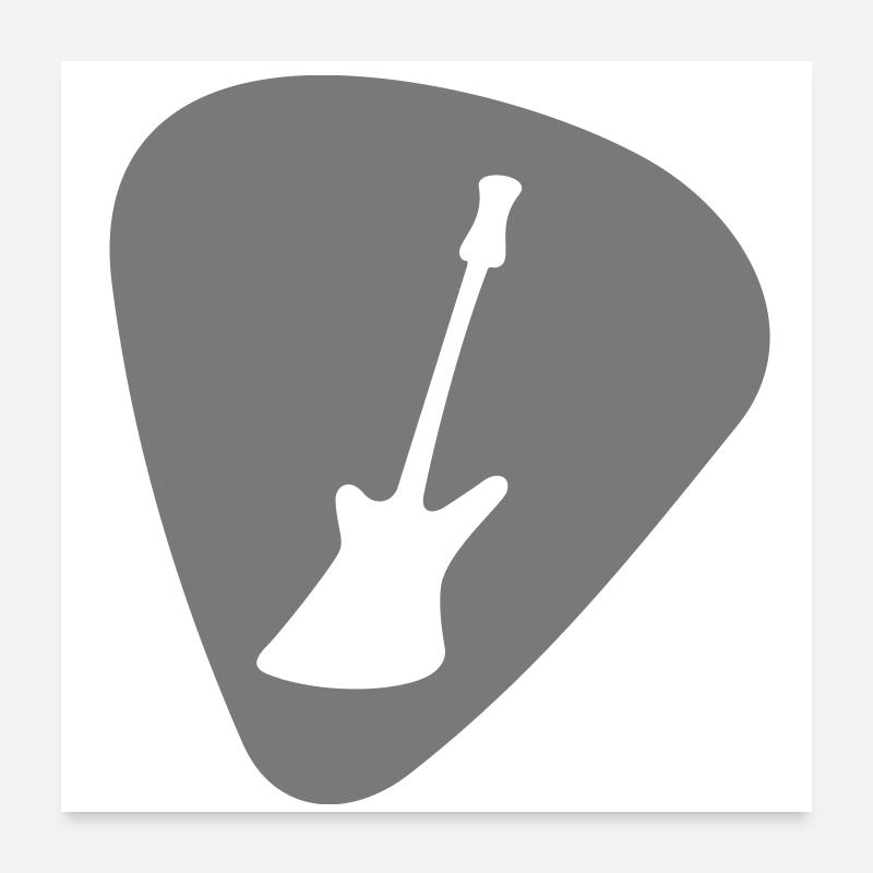 plektrum_e guitar Poster 24" x 24" (60x60 cm)