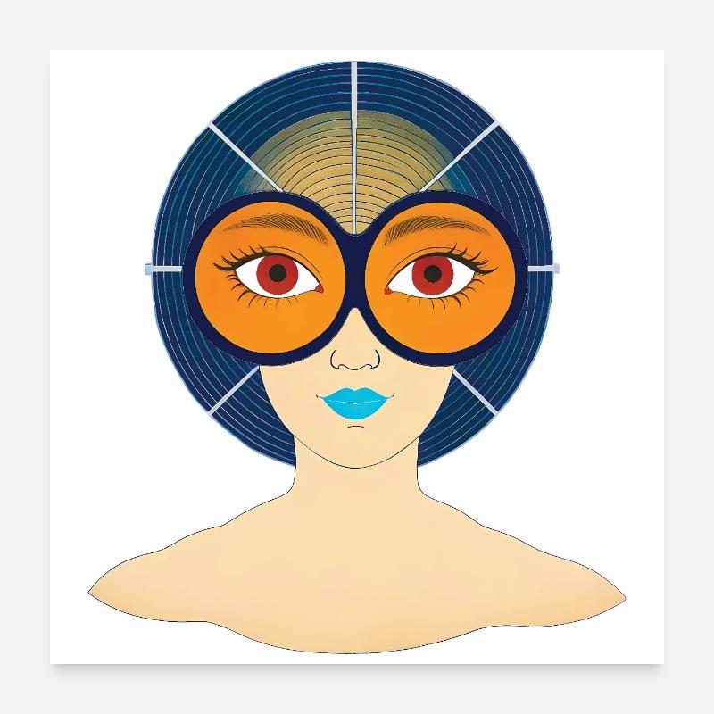 FREE YOUR MIND #2 - nice people Poster 24" x 24" (60x60 cm)