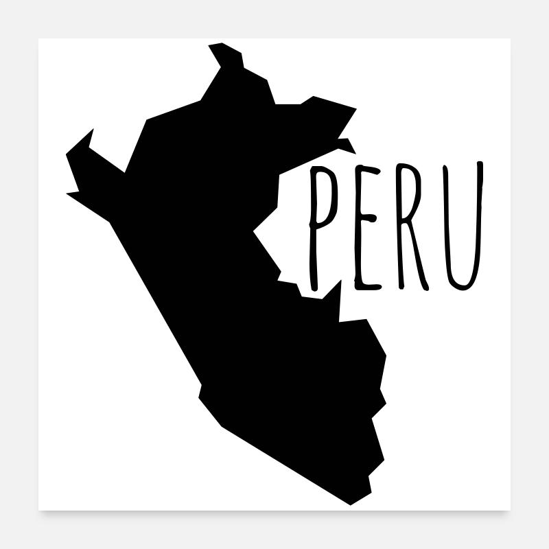 Peru Poster 60x60 cm