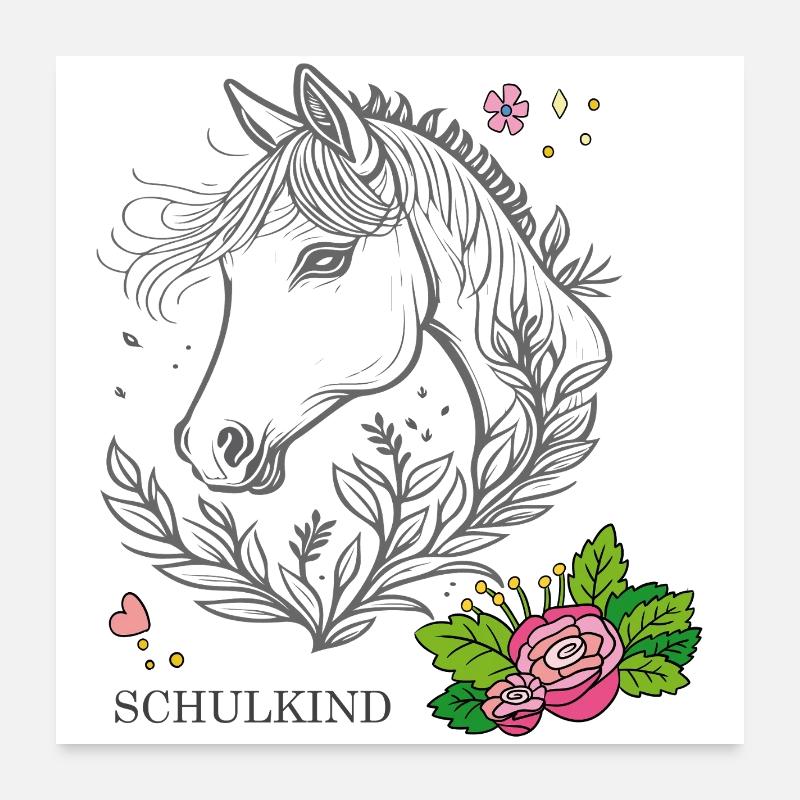 Schoolchild Poster 24" x 24" (60x60 cm)