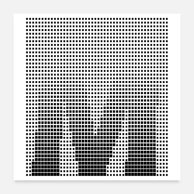 Letter M, Name, der Buchstabe M Poster 60x60 cm