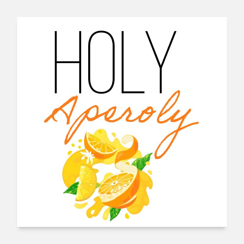 Holy Aperoly Cocktail Summer Party Design Poster 24" x 24" (60x60 cm)