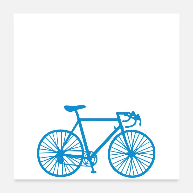 Ride Collide Roue Cool Dictons Anglais Vélo Poster 60 x 60 cm