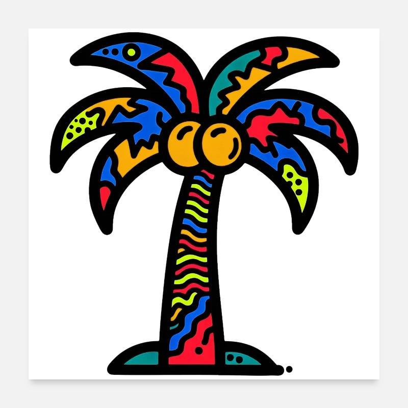 Palme Poster 60x60 cm