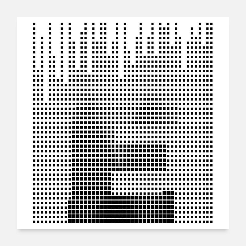 Letter E, name, the letter E Poster 24" x 24" (60x60 cm)