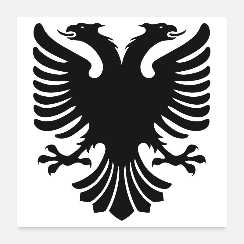 Aigle a 2 tetes Poster 60 x 60 cm
