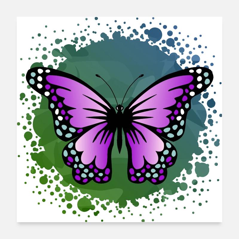papillon Poster 60 x 60 cm