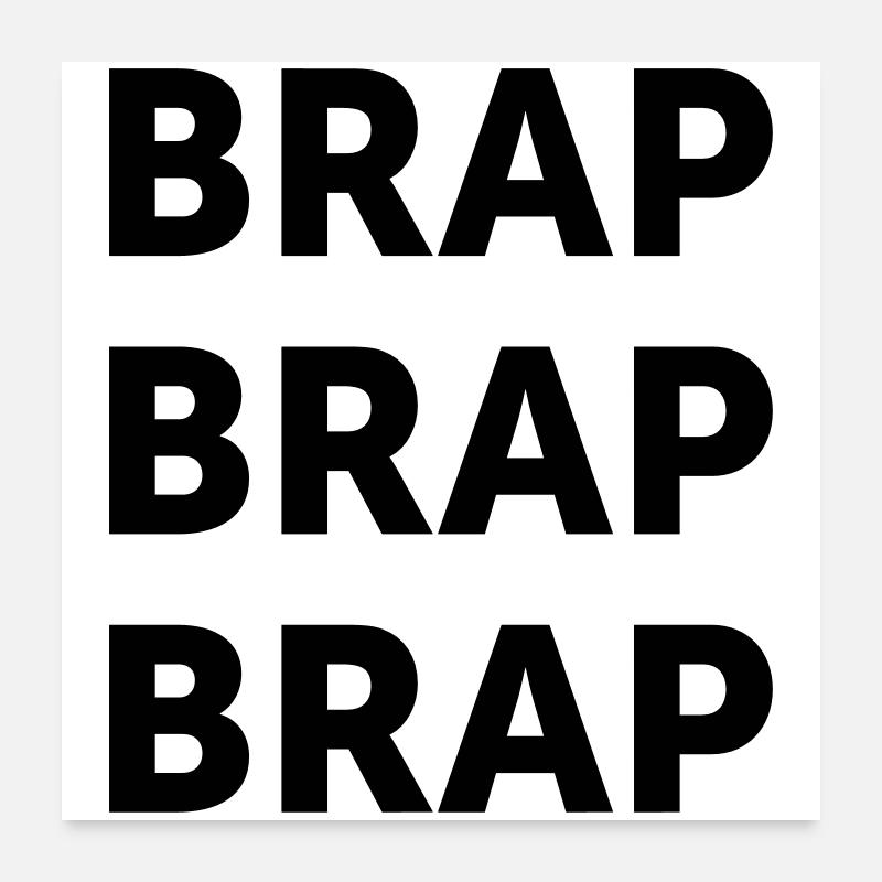 JDM BRAP BRAP BRAP | T-shirts JDM Poster 60x60 cm