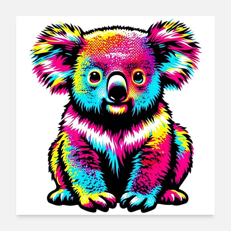 Koala Poster 60x60 cm