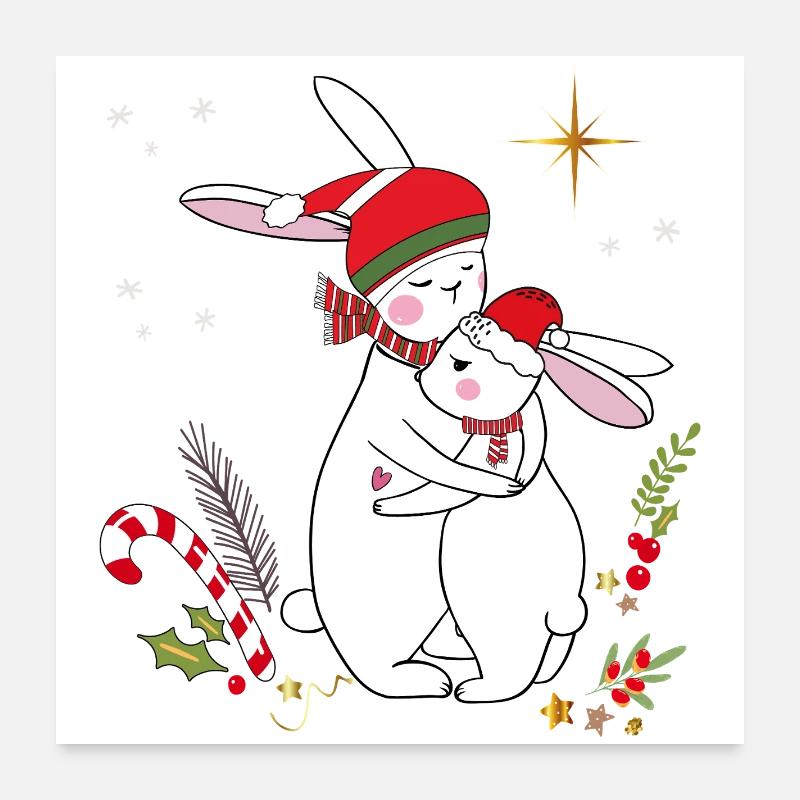 Adventszeit Poster 60x60 cm