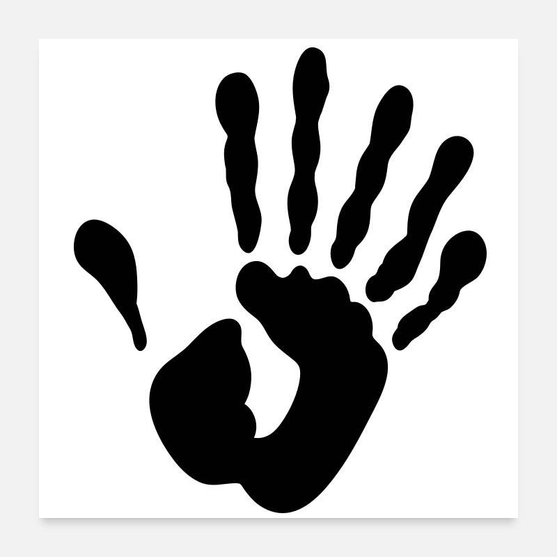 Alien Hand Poster 60x60 cm